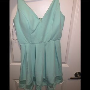 Teal dress